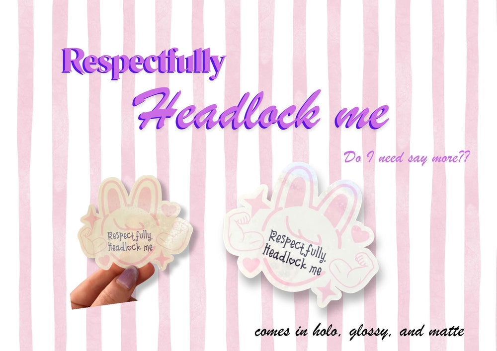 Stray Kids Changbin Sticker – “Respectfully, Headlock Me” SKZ Vinyl Sticker